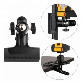 CLAMP JEPIT UNIVERSAL / CLAMP WITH BALL HEAD HOLDER MOUNT CLIP MULTIFUNGSI (BACKGROUND / FLASH / ETC)