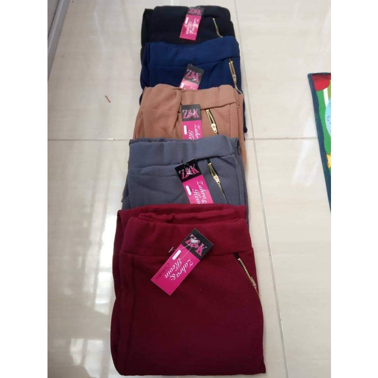 CELANA RESLETING STANDAR / LUNA ZIPPER PANTS