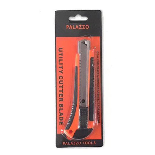 

Pisau Cutter Gagang Karet + Isi 3 Pallazo Best Seller