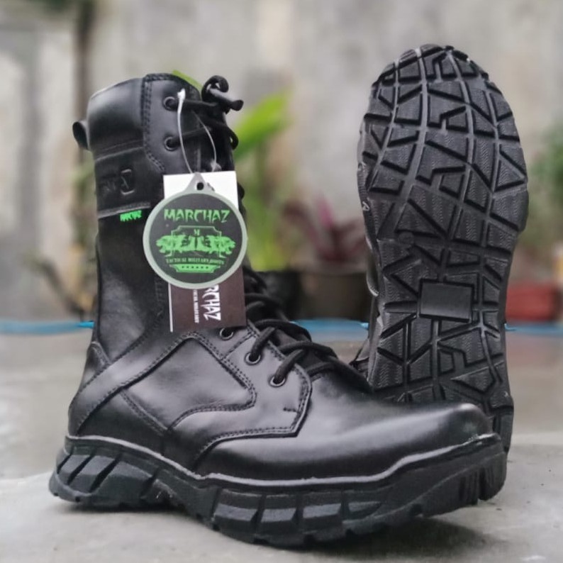 SEPATU PDL TOWER MARCHAZ KULIT ASLI SEPATU PDL TNI POLRI SECURITY SATPAM SEPATU BOOTS PRIA WANITA