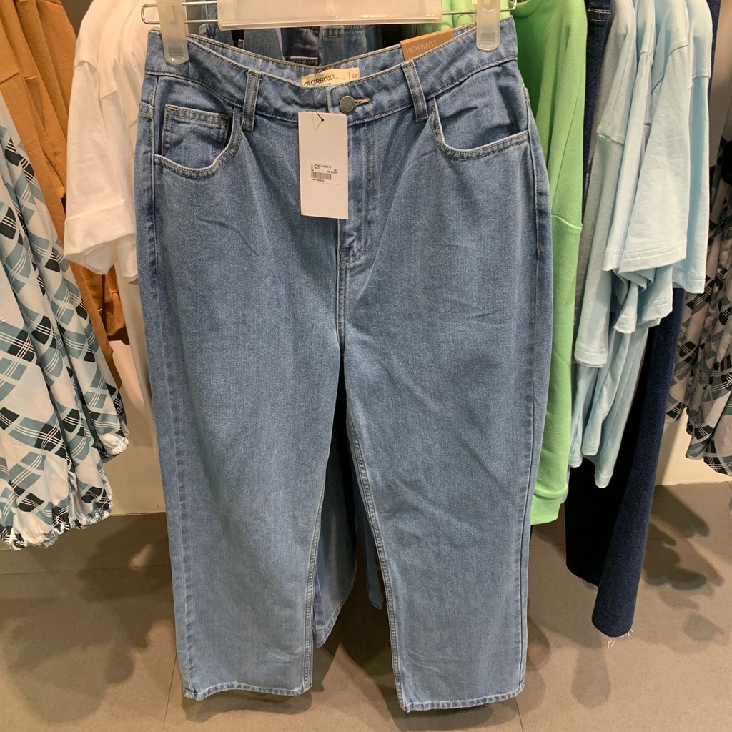 Celana Wanita Jeans Highwaist Jastip Colorbox Termurah