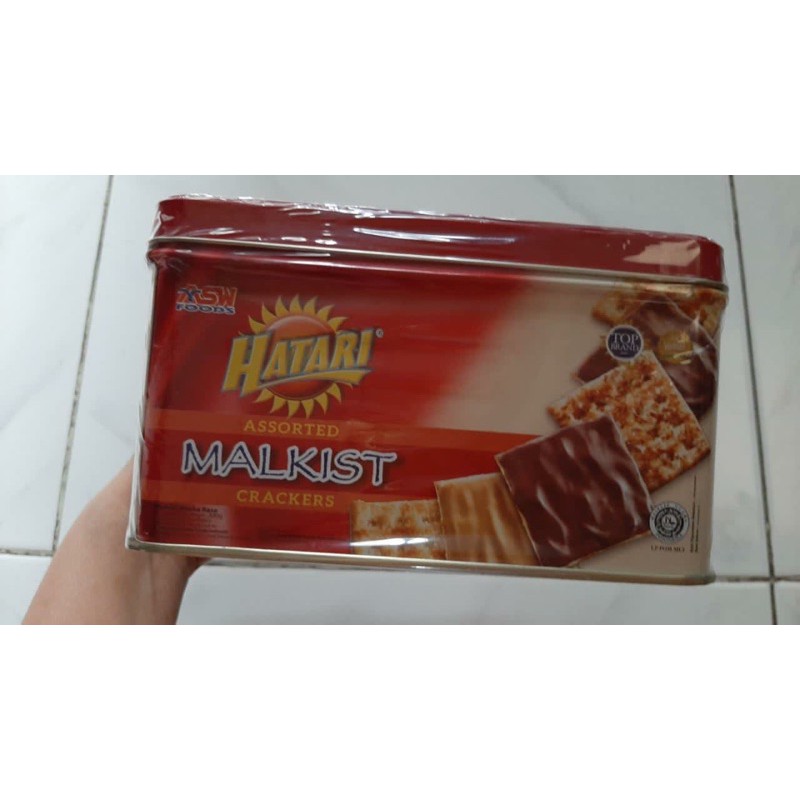 Hatari Malkist Assorted Crackers 300gr Kaleng