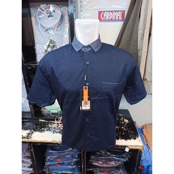 Kemeja Lengan Pendek Katun Santai Luxton Original Casual 0305