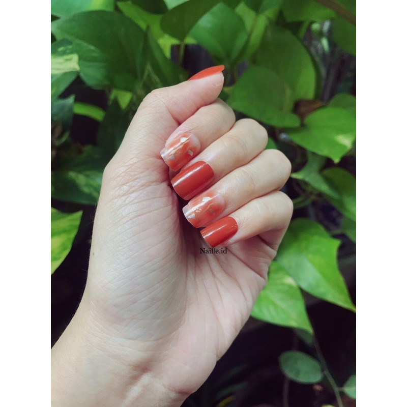 Red Riding Hood Ready Stock Pontianak Kuku Palsu Glossy Fake Nails 24pcs Shopee Indonesia