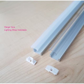 Cover housing line kap lampu batangan  alumunium panjang 