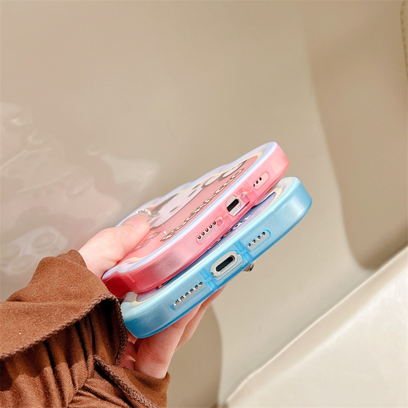 Soft Case Pelindung Lensa Anti Jatuh Motif Anjing Beruang Untuk iPhone 13 12 11 Pro Max X Xr Xs Max