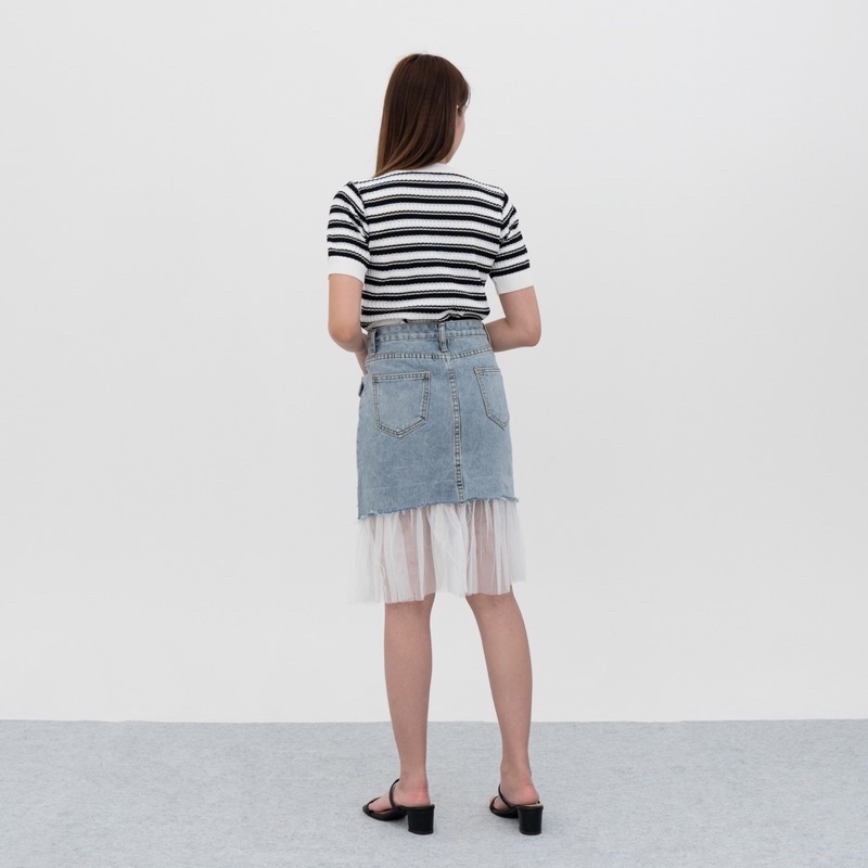 VIERLIN - Rok jeans 1999