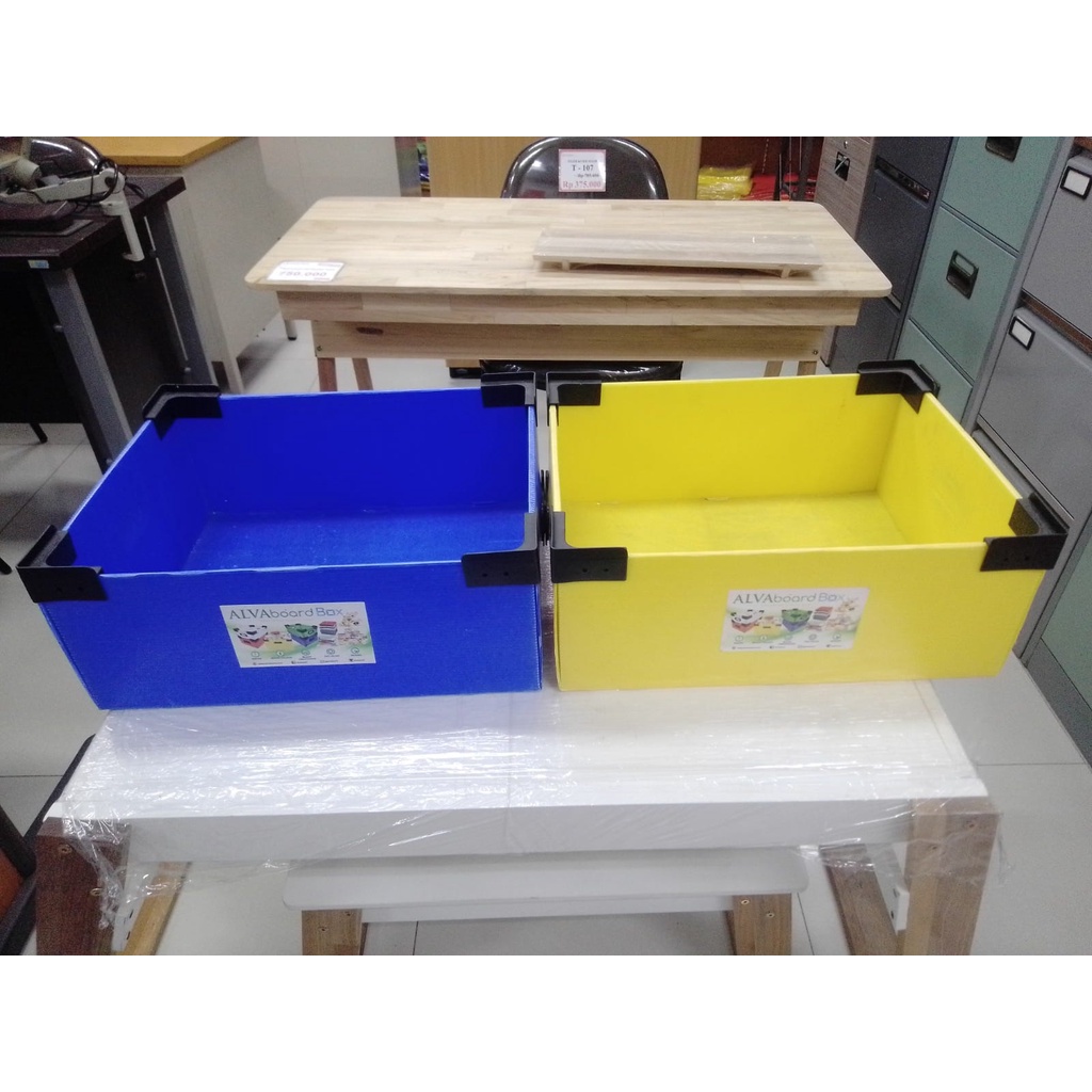 

Alvaboard box collapsible kardus susun