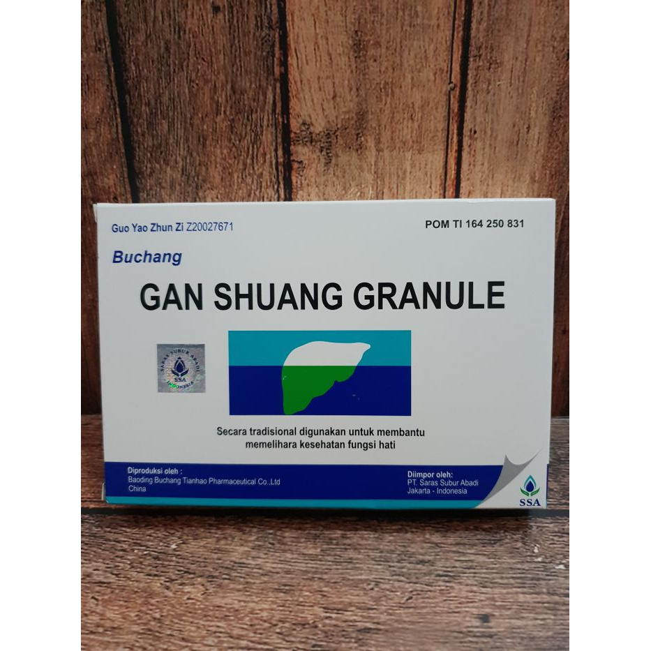 GAN SHUANG GRANULE (OBAT HEPATITIS + OBAT LIVER + HEPATITIS A, C )
