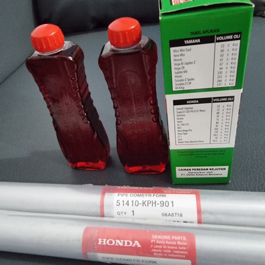 Paket As Shock Sok Depan Honda Kharisma Supra X 125 Kirana Old KTM KPH