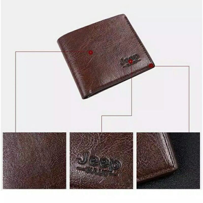 Dompet Jeep pendek Dompet pria