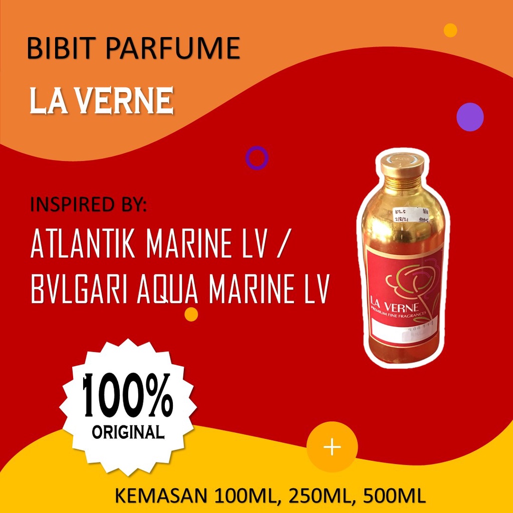 Bibit Parfum LAVERNE ATLANTIK MARIN LV Searah dengan BVLGARI AQUA MARINE LV