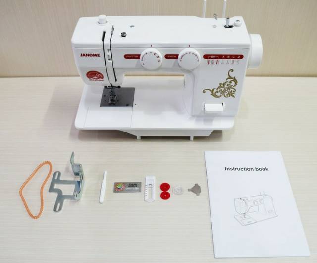 JANOME NS 726A Mesin Jahit Semi Portable -  Body Full Besi