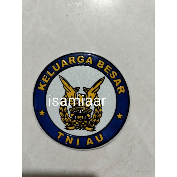 STIKER PLAT MOBIL /MOTOR TNI AU