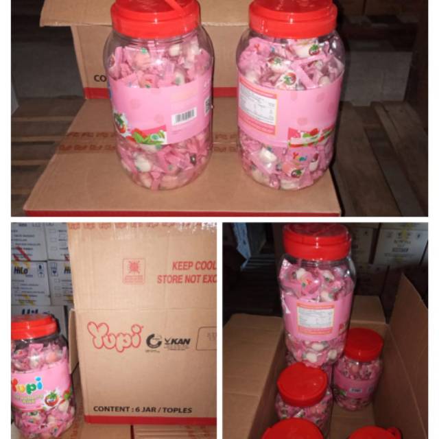 

YUPI STRAWBERRY KISS JAR