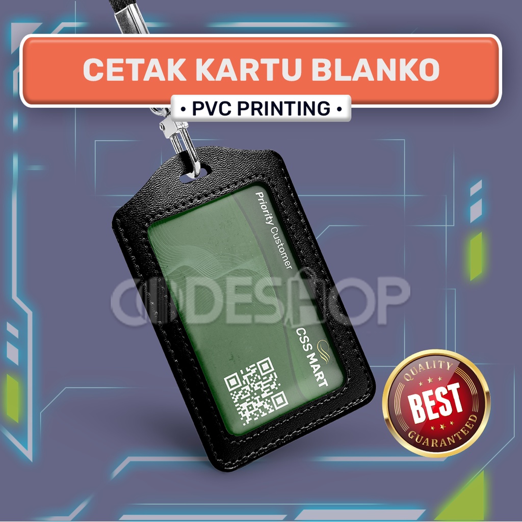 Cetak Sample Kartu Blangko Card Preprinted PVC