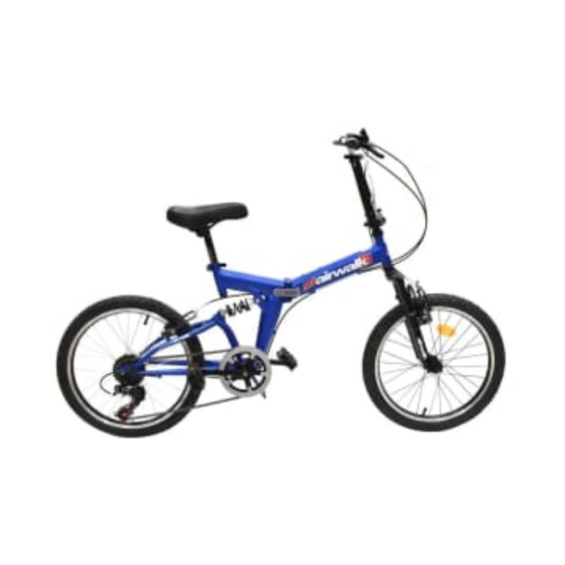 Airwalk Expresso Suspension Sepeda Lipat 20 7-Speed - Biru
