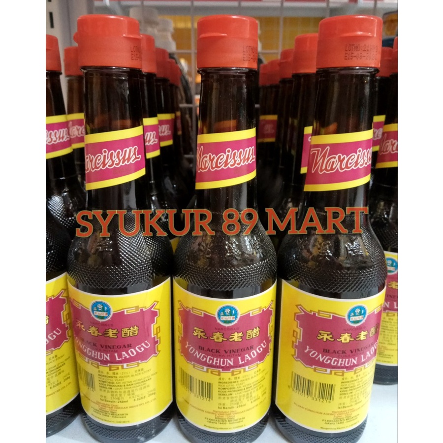 

Cuka Hitam Narcissus/Black Vinegar/Yongchun Laogu 250 Ml
