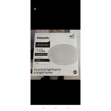 led philips eridani dl190b 14w 6" 4000k