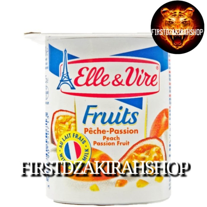 

Elle & vire yogurt peach markisa 125gr