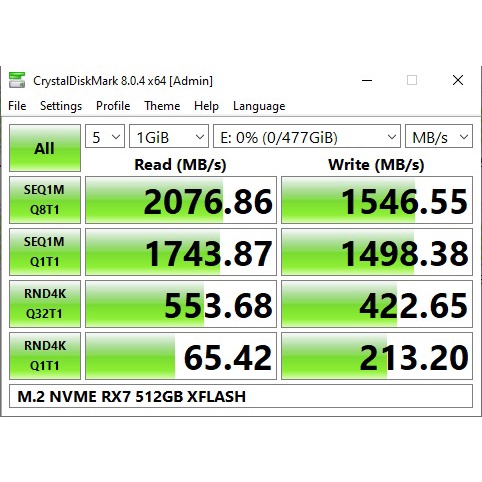 SSD M2 NVME / M.2 NVME/ M2NVME 512GB RX7 RESMI (GARANSI 3 TAHUN)