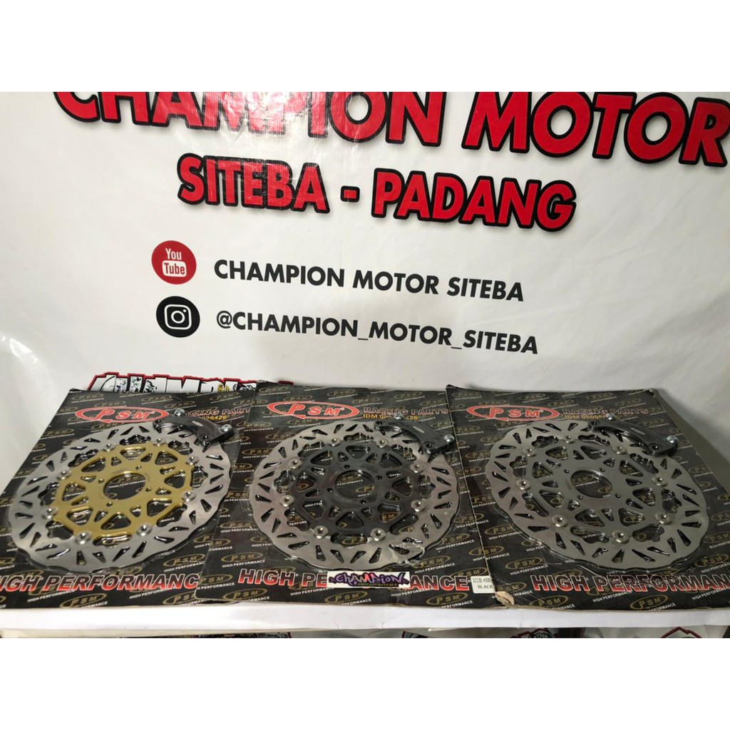 PIRING CAKRAM DISKBREAK JUP MX PSM RACING FLOATING KEMBANG BESI 300MM
