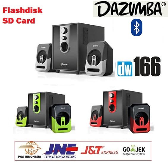 Speaker Dazumba DW-166G Bluetooth Flashdisk SD Card