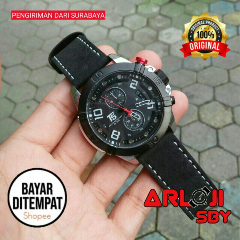 JAM TANGAN T5 H3637 PRIA CHRONO ORIGINAL TAHAN AIR