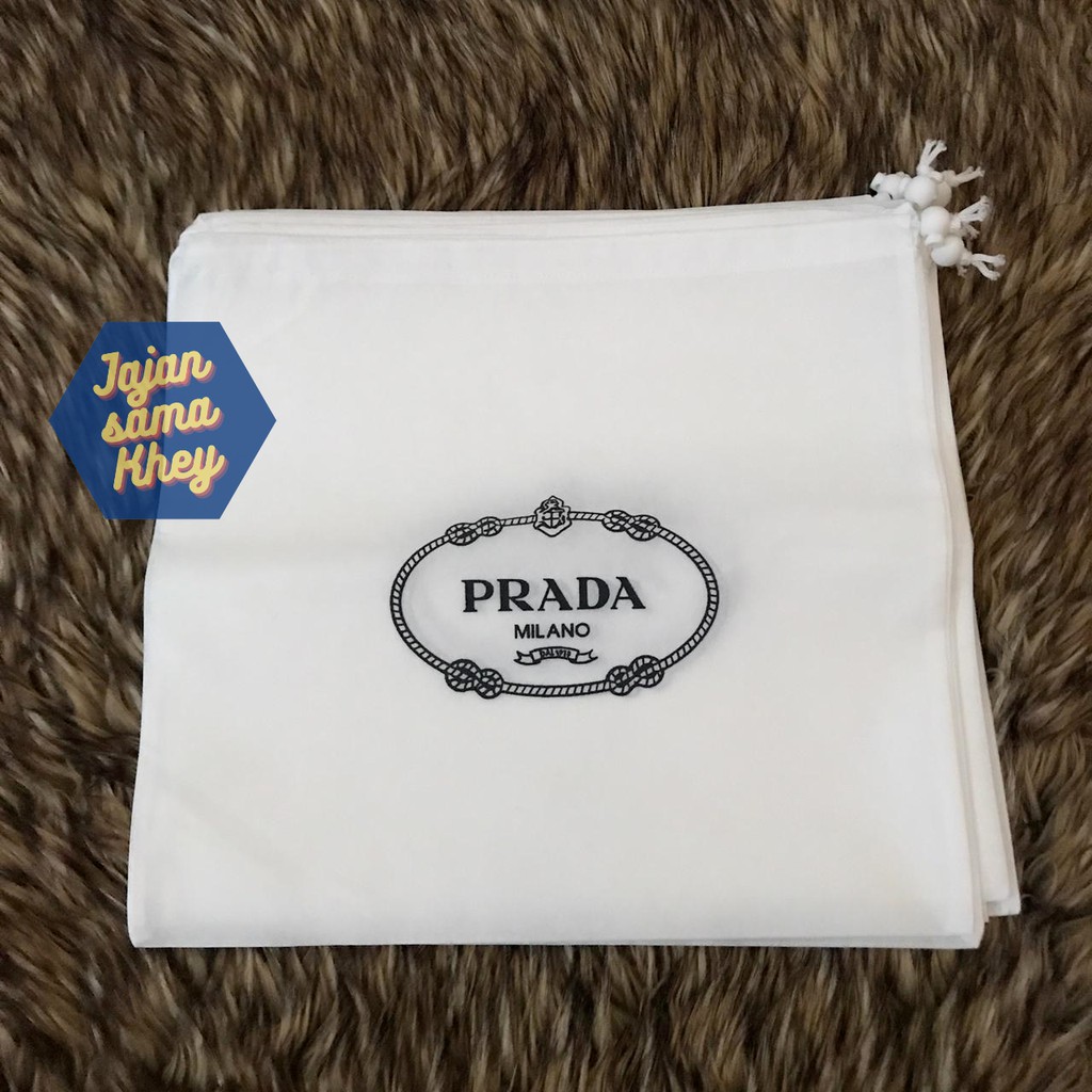 Prada Dustbag Serut / PRADA Cover / Dust Bag / DB Branded Sarung Tas