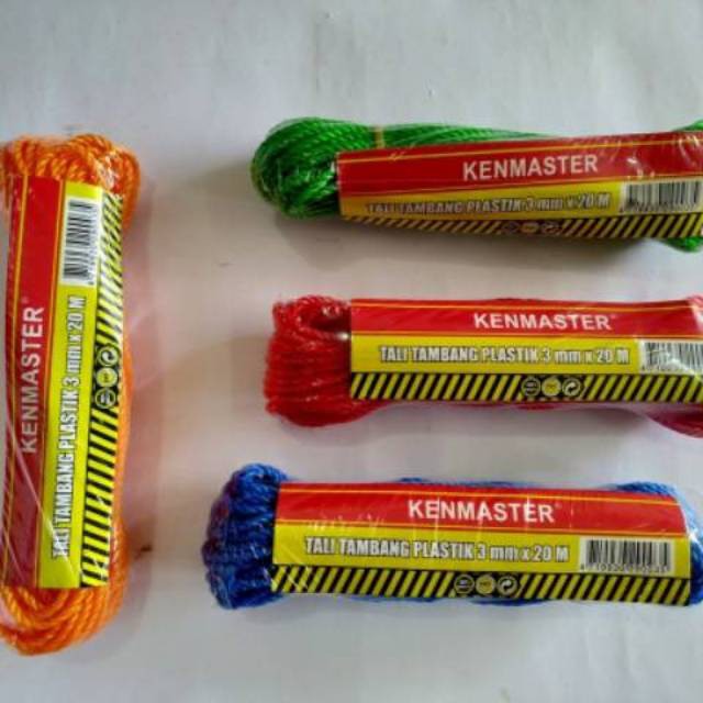 

TALI TAMBANG WARNA 3MM X 20 M