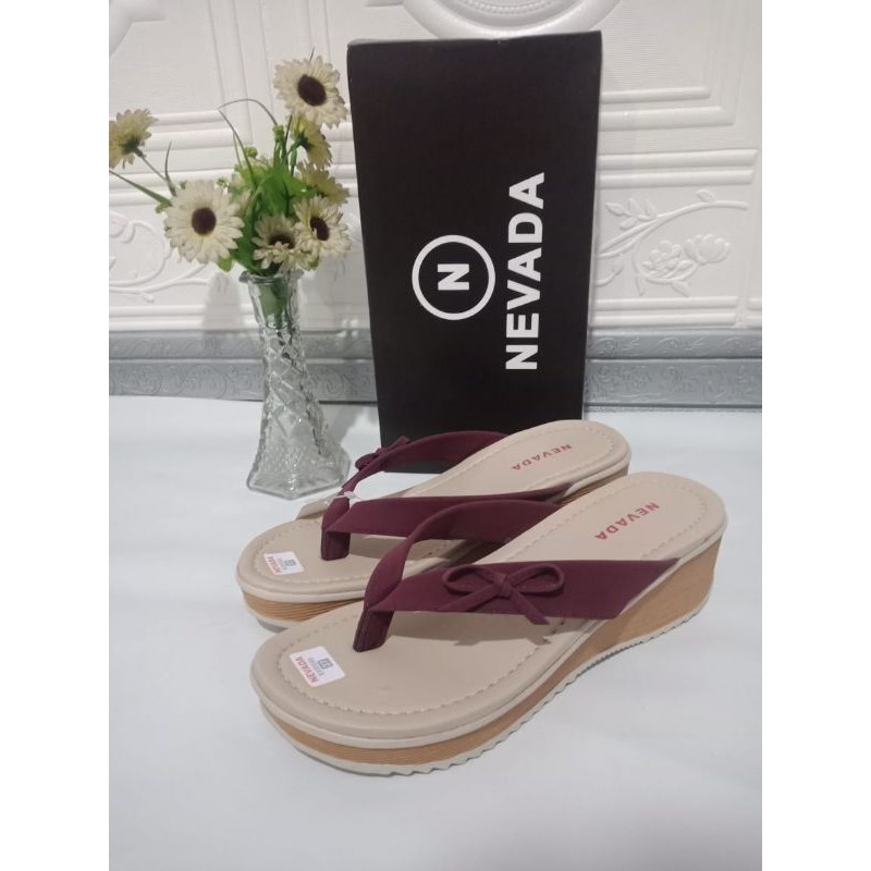 WEDGES SANDAL JAPIT PITA NVD/SANDAL WANITA/SANDAL WANITA TERBARU