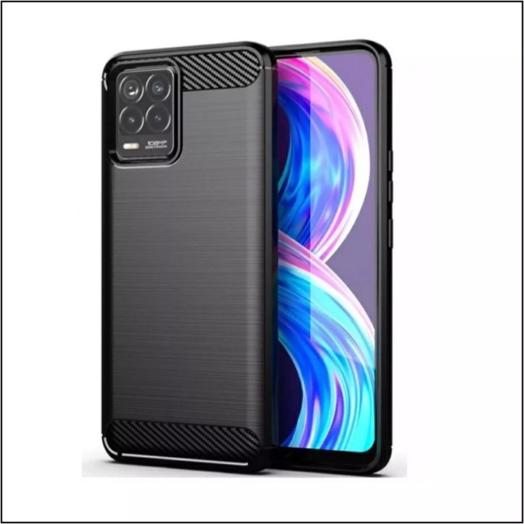 Silikon / Case Slim Black Carbon Semi Hard Case Oppo A54