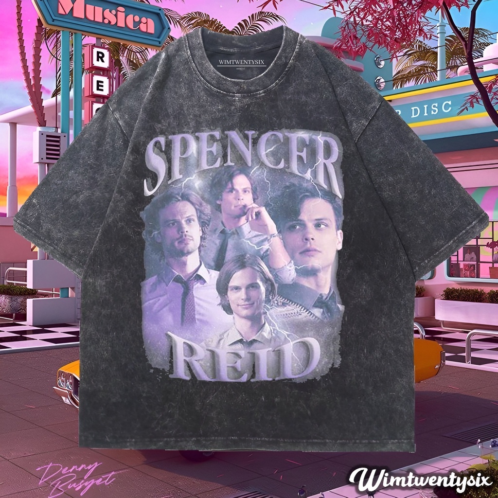 KAOS SPENCER REID WASHING VINTAGE TEE (OVERSIZE WASHED T-SHIRT)