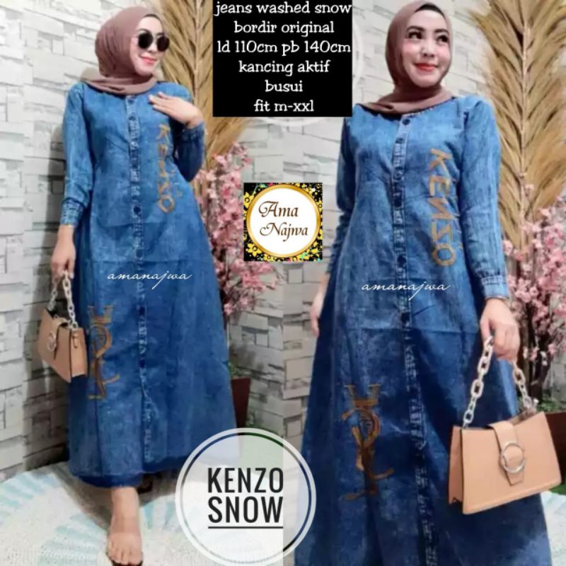GAMIS KENZO SNOW BY AMA NAJWA