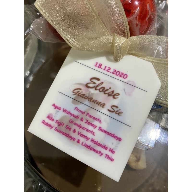 BAG TAG SOUVENIR HAMPER MANYUE ONE MONTH