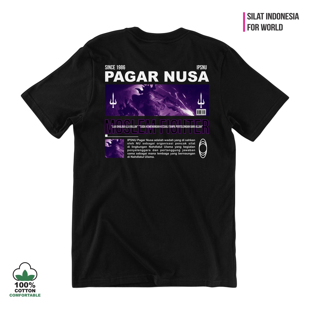 Kaos Pagar Nusa Distro IPSI Kaos Arpansa Kaos PN Purple