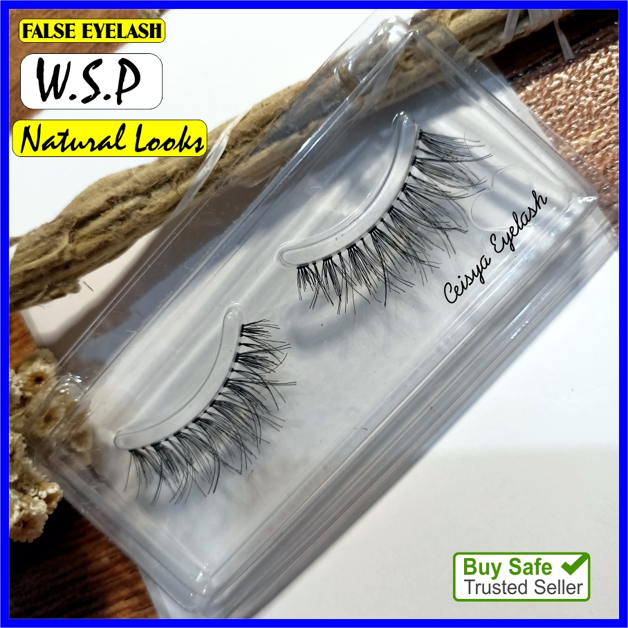 Bulu mata Palsu Fake Eyelash Bulumata WSP Natural Lembut Premium Bagus Murah Kualitas Export