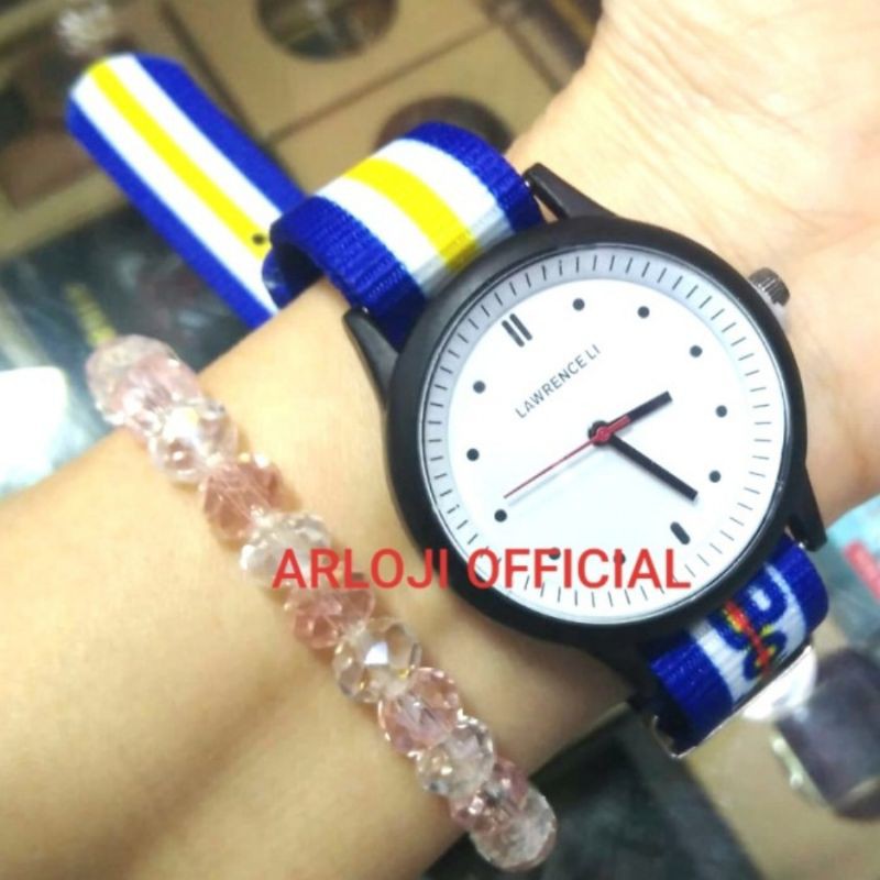 Jam tangan wanita fashion strap kanvas