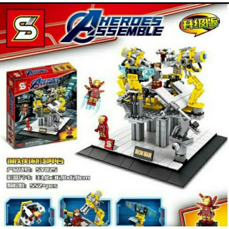 ironman lab of stage superhero sy 825
