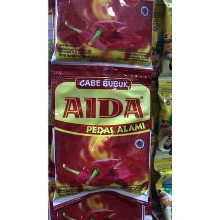 

Cabe giling Aida / Cabe Bubuk Aida 25 gram