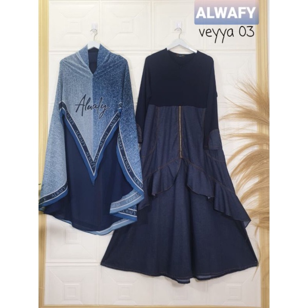 GAMIS SET VEYYA SYARI KODE 03 DAN 04 BY ALWAFY