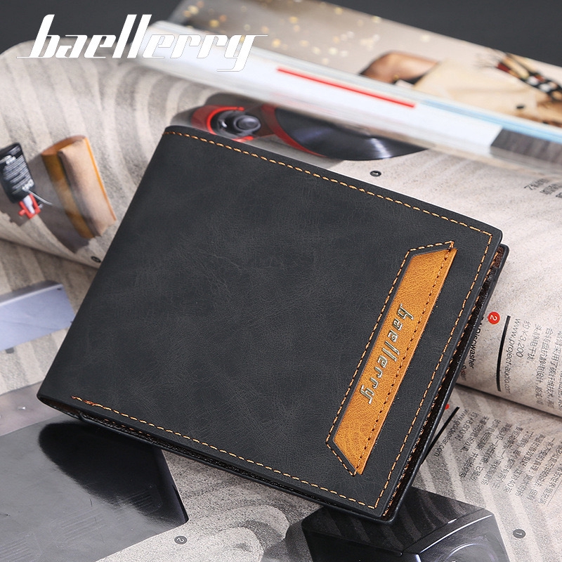 BAELLERRY DR038 Dompet Lipat Kulit Pria WK-SBY