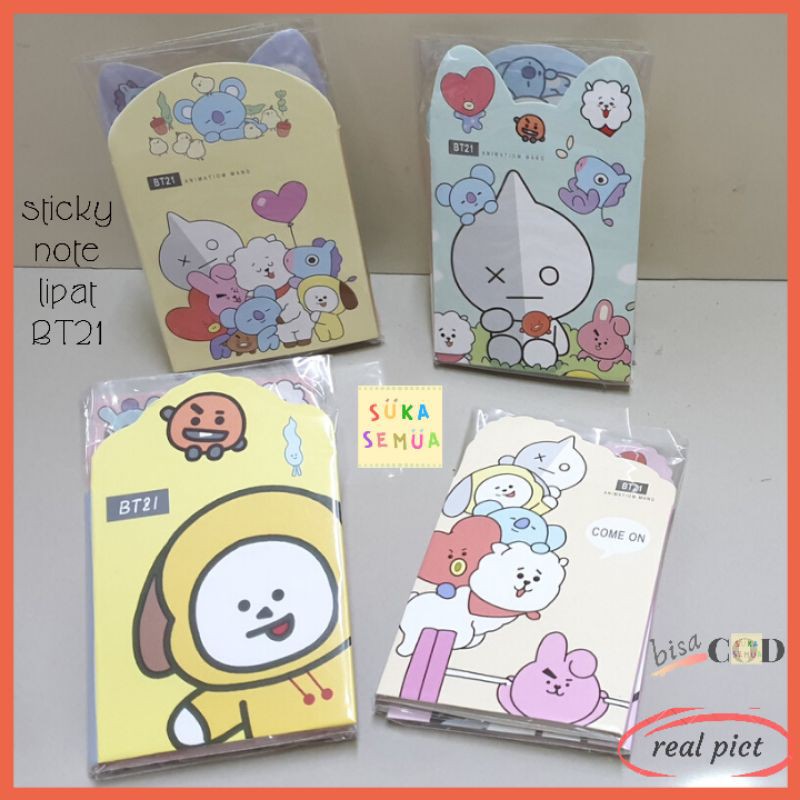 

Sticky Notes BT Lipat // Memo Label Pembatas Buku Tempelan Army Bangtan KPop - COD ( Bandung )