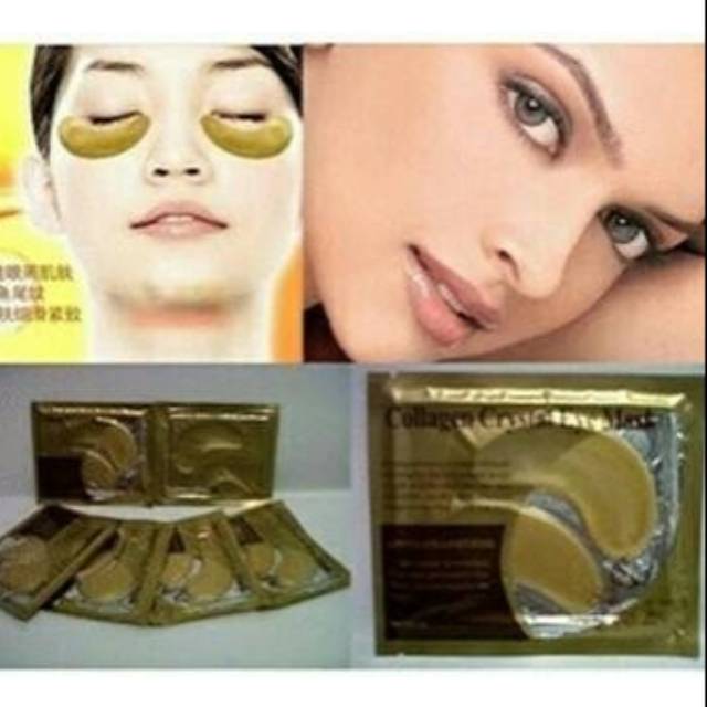 MASKER MATA CRYSTAL GOLD COLLAGEN