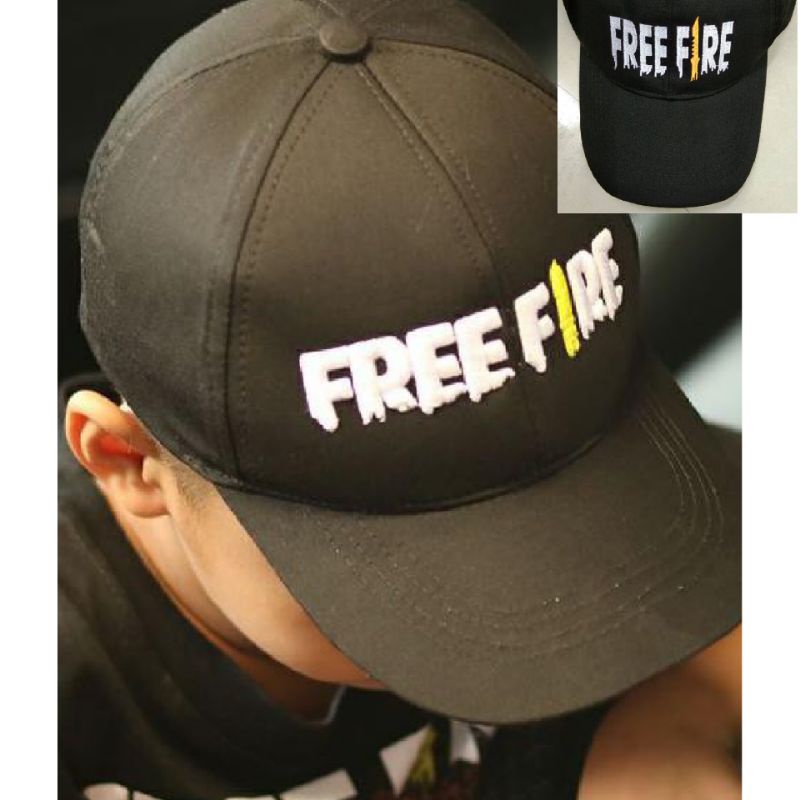 Topi Baseball Anak Bordir Freefire/ Topi ff Topi Gamers terbaru dan termurah