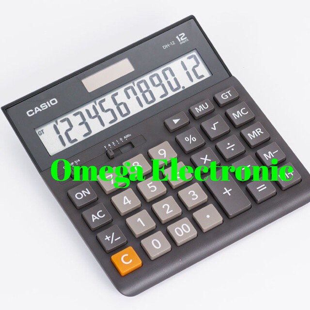 

PROMO!! CASIO DH 12 - CALCULATOR DESKTOP KALKULATOR MEJA KANTOR OFFICE DH-12