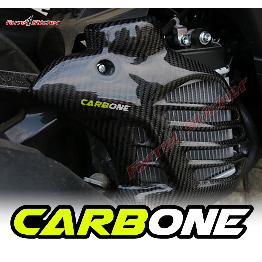 Stiker KARBON Sticker CARBONE 10CM