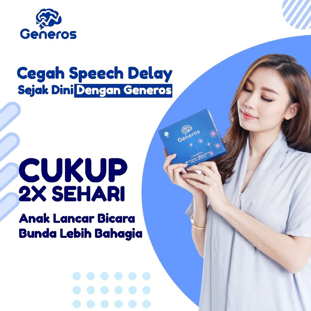 Paket Anak Pintar &amp; Cerdas - 5 Box Generos Multivitamin Speech Delay &amp; Konsentrasi Anak Lancarkan Peredaran Darah Tingkatkan Nafsu Makan