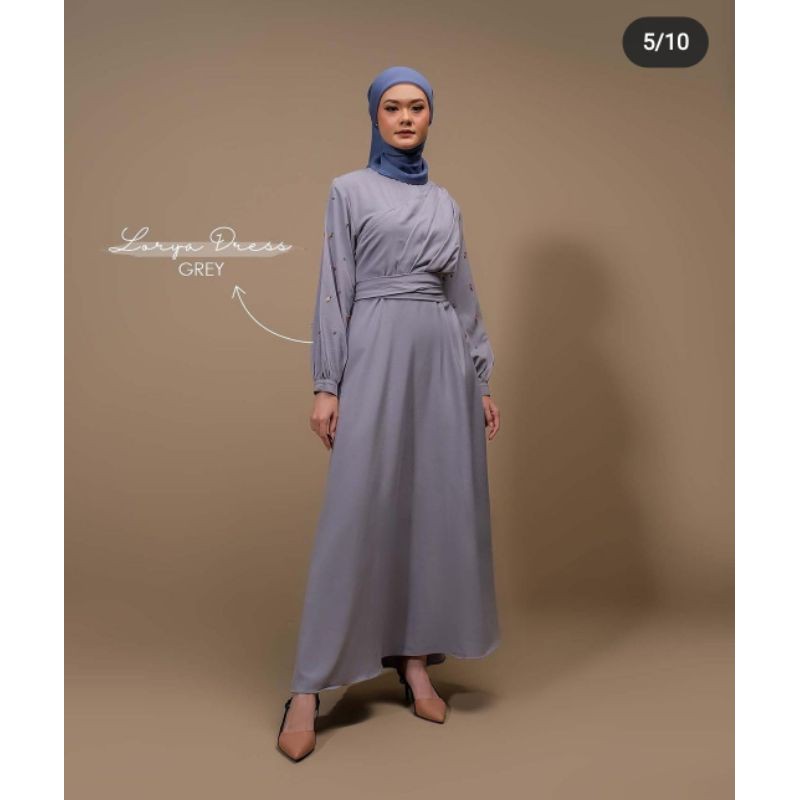 Lorya dress grey Mayoutfit