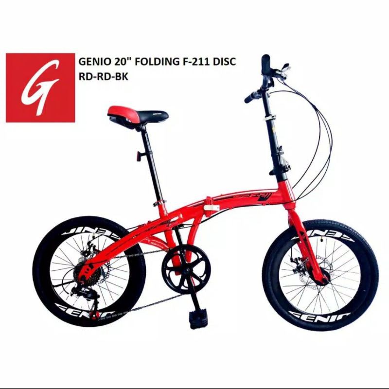 Sepeda Lipat GENIO F 211 20inch by United